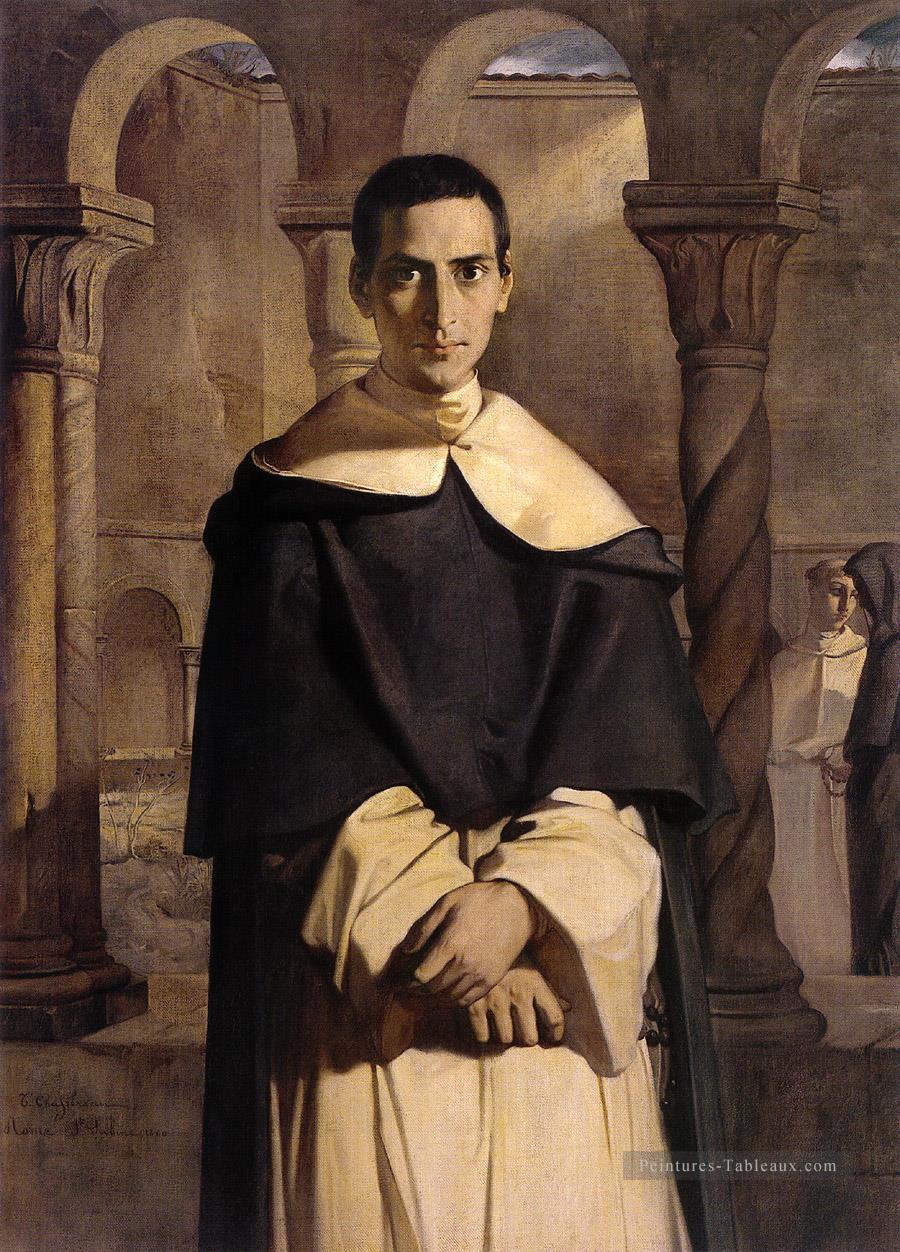 Portrait du Révérend Père Dominique Lacordaire de l’Ordre du Pr Roman Théodore Chassériau Peintures à l'huile
